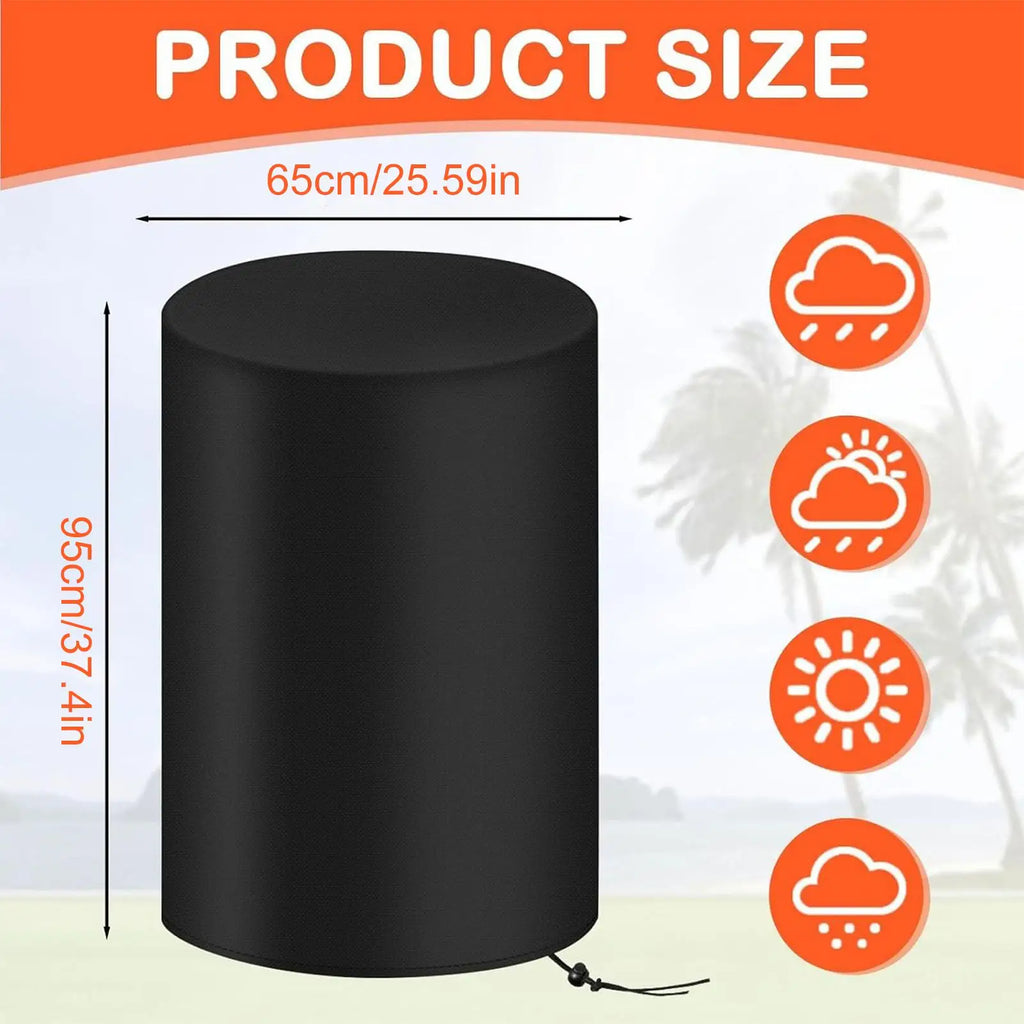 55-Gallon Barrel Cover Water Collection Tank Waterproof Dustproof