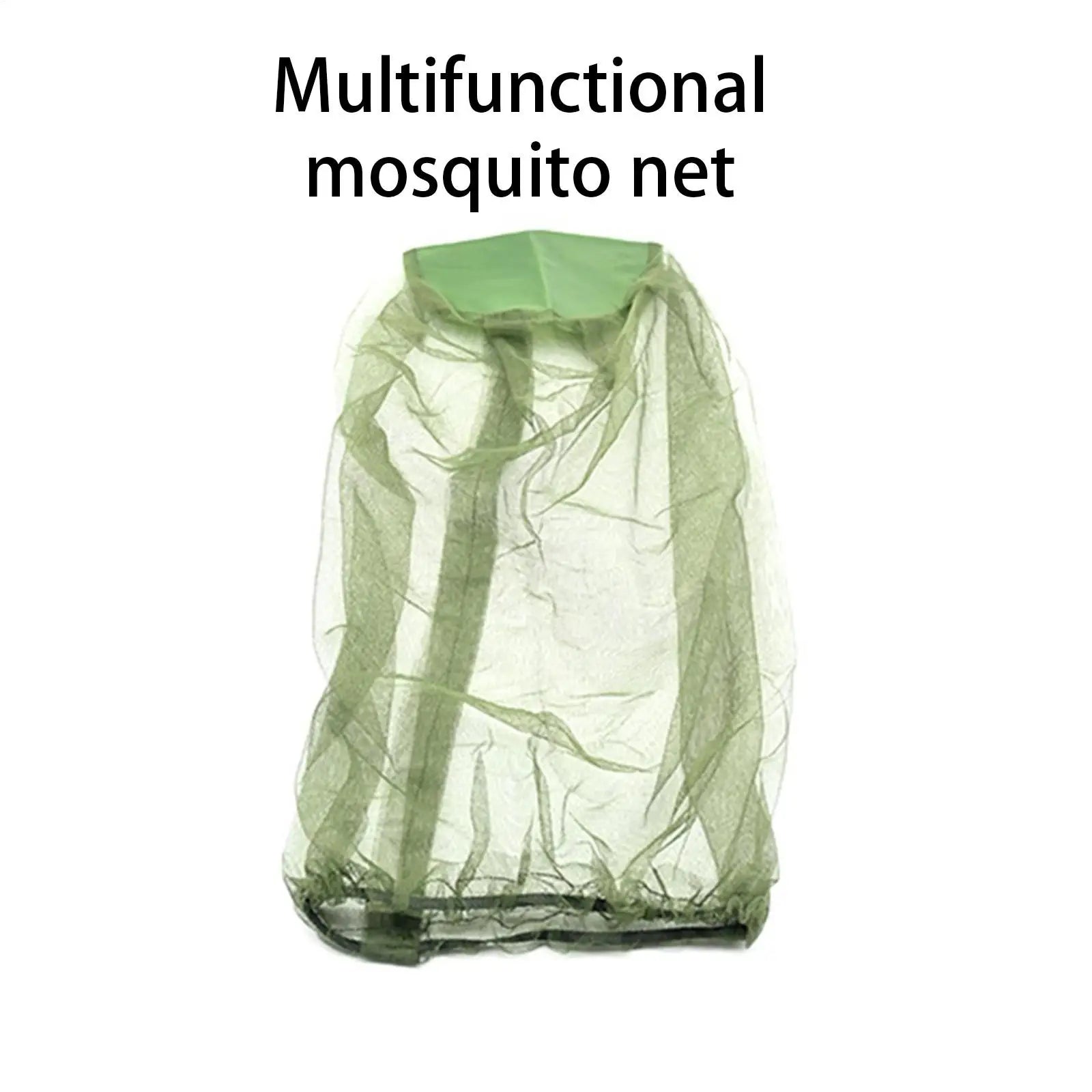 Mosquito Head Net Hat – Breathable Mesh Bug Cover Outdoor Mosquito Head Net Zpaxo