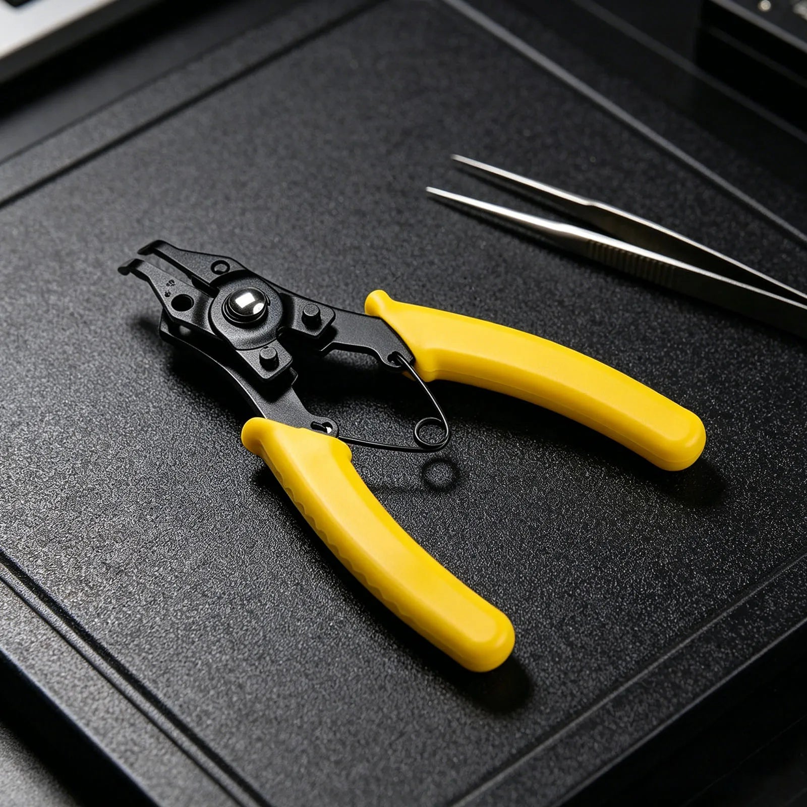 1 Convertible Internal External Retaining Ring Plier Anti-slip C Clip