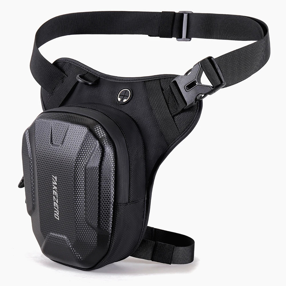 Motorcycle Drop Leg Bag Waterproof Motorbike Wasit Bag Large Capacity Bicycle Thigh Belt Bag for Outdoor Sports Ride Zpaxo as show