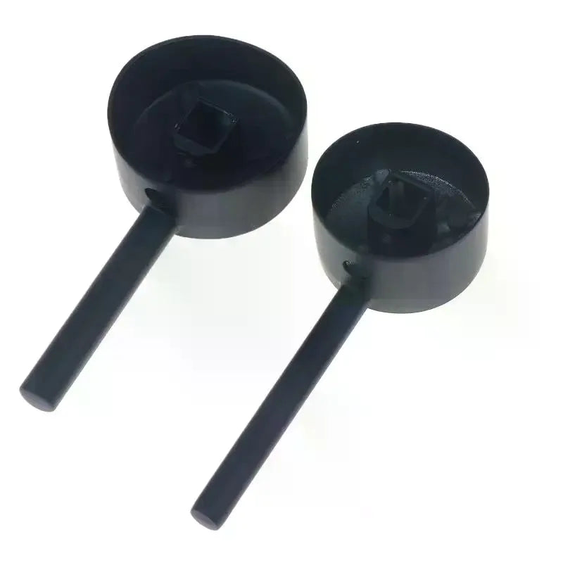 Bathroom Replacement Faucet Handle Plated Taps Accessories For Size 35 / 40 Cartridge Spool Faucet Handle Zpaxo