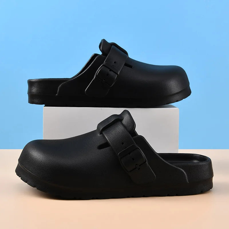 Men Clogs Slides Summer Slippers Working Nurses Soft Eva Anti-slip