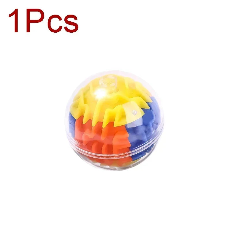 3D Maze Magic Cube Six-sided Transparent Puzzle Speed Rolling Ball