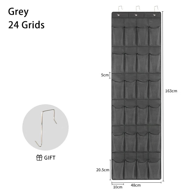 28 24 16 Pockets Wardrobe Hanging Bag Socks Bra Underwear Hanger Shoe