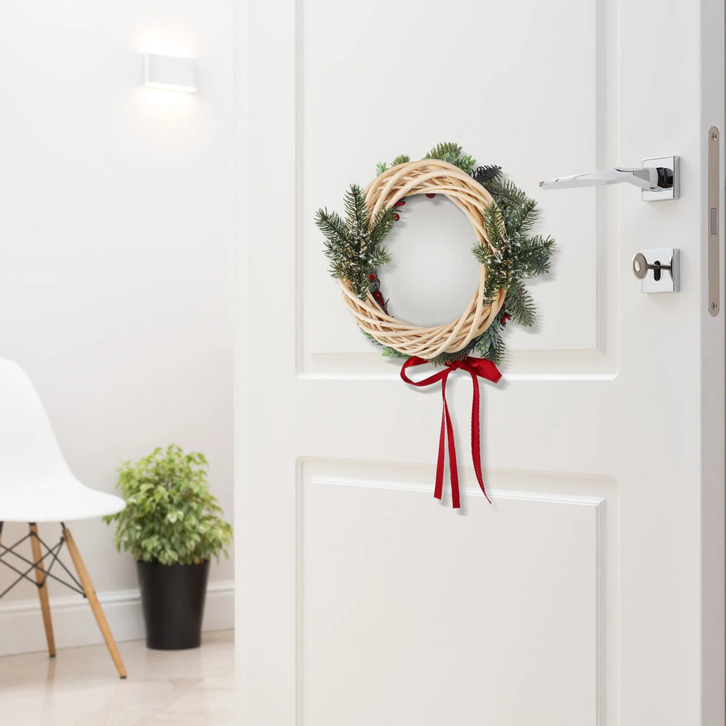 Hand-woven Natural Rattan Grapevine Wreath DIY Base Christmas Wedding
