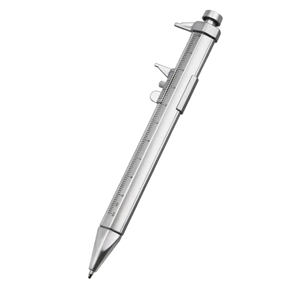 Vernier Caliper Ballpoint Pen – 1mm Refillable Novelty Ruler Pen