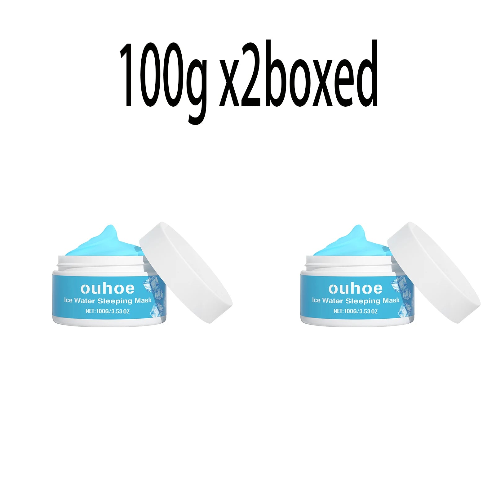 Moisturizing Sleeping Mask Fade Melanin Remove Dark Spots Shrink Pores Anti-Aging Hydrating Whitening Firm Wash-Free Face Mask Zpaxo 100g x2boxed