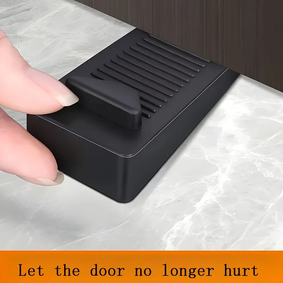 1Pcs Door Stopper Safety Silicone Anti-skid Windproof Door Stop Door Rear Retainer Anti-collision Stop Home Bedroom Zpaxo