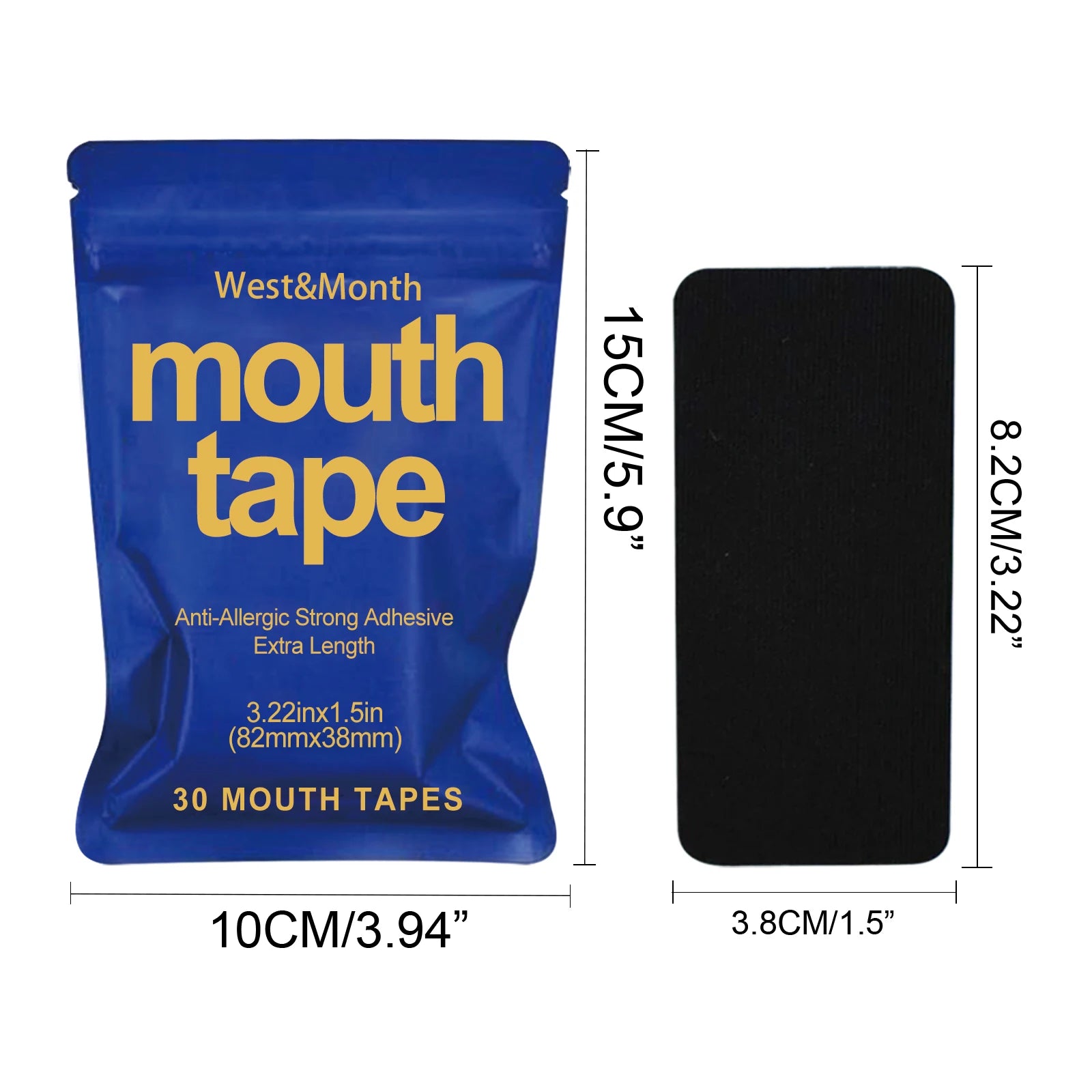 Anti Snoring Mouth Tape – 30 Sleep Strips for Nose Breathing Anti Snoring Sleep Strip Zpaxo