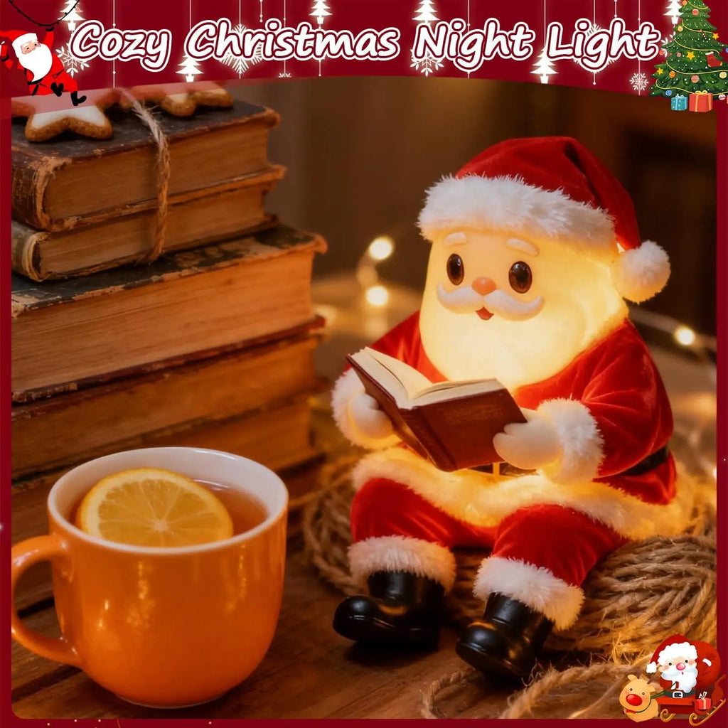 Christmas Night Light Santa Claus Decor Nightlight LED Desk Table