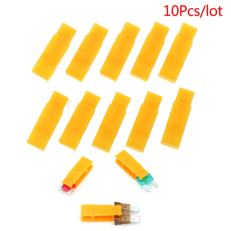 Micro Car Fuse Puller Clip Yellow Plastic Plier Tweezers Installation