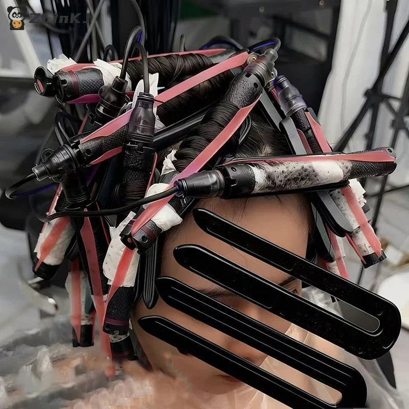 ▶6/12Pcs U-shaped Insulation Clip High Temperature Salon Hair Perming Barber Perm Hair Pad Curly Accessory Styling Tools Zpaxo