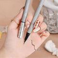Liquid Eyebrow Pencil 4 Colors Very Fine Lying Silkworm Eyeliner Lasting Nature Water Proof Brown Gray Water-based Eyebrow Pen Zpaxo 02