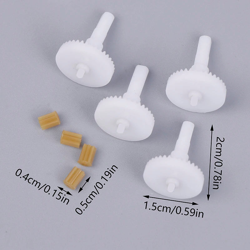▶1Set RC Drone Quadcopter Spare Parts Gears Set For E525 E88 Model DIY Assembly Accessories Zpaxo White