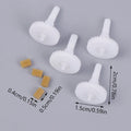 ▶1Set RC Drone Quadcopter Spare Parts Gears Set For E525 E88 Model DIY Assembly Accessories Zpaxo White