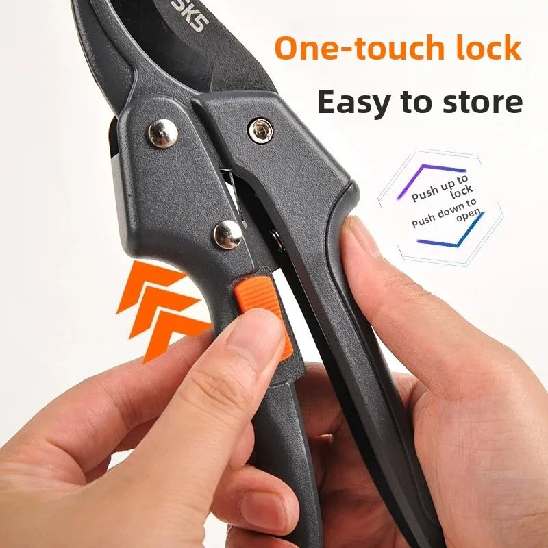 Gardening Shears Flower Branch Scissors Garden Scissors Stainless Steel Potted Pruning Branch Shears Pruning Tool Zpaxo
