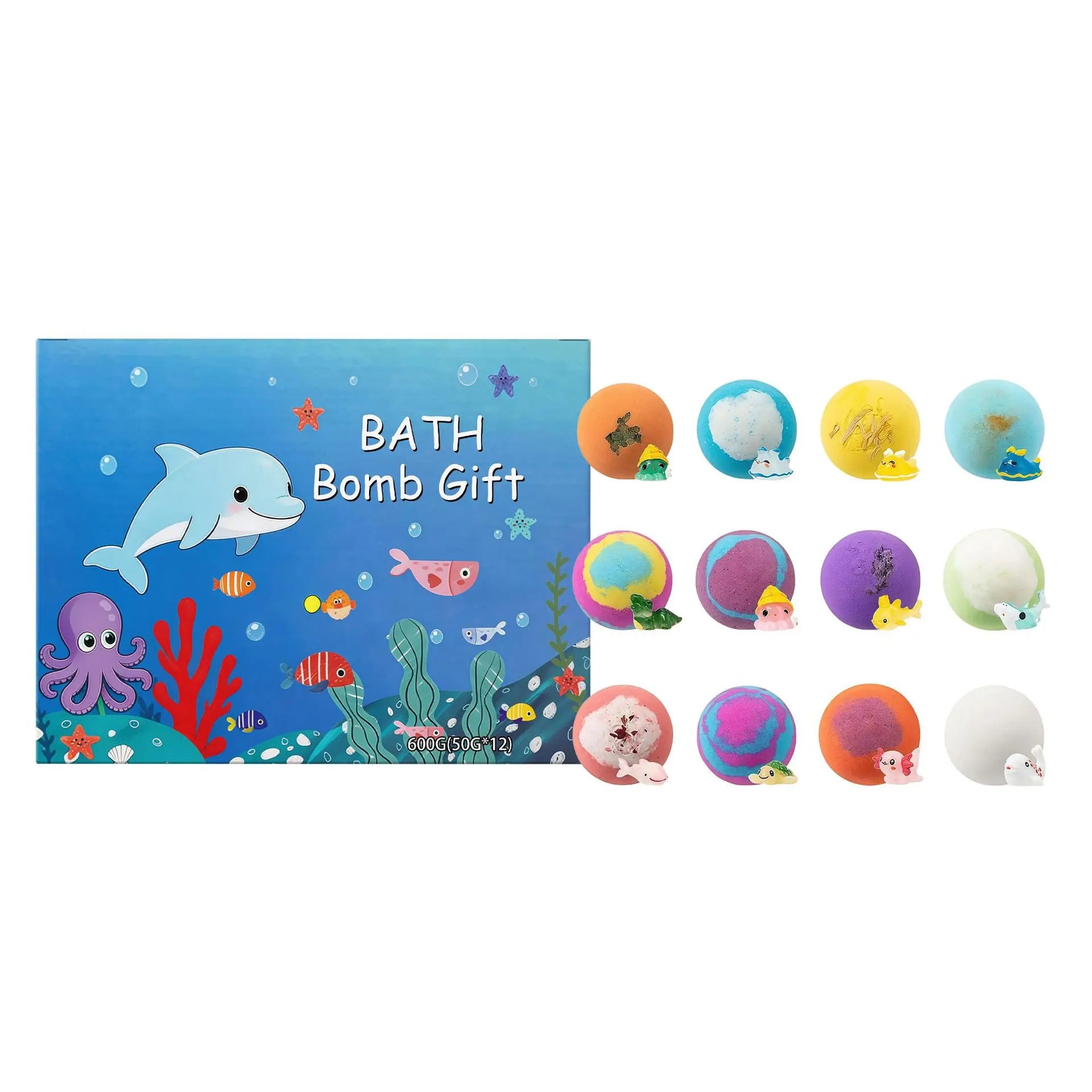 Doll Bath Bomb Gift Set – Soothing Bath Salts for Soft Skin Bath Bomb Gift Set Zpaxo 1boxed