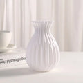 White Plastic Ceramic-look Vase Weddings Home Decor Dining Tables DIY