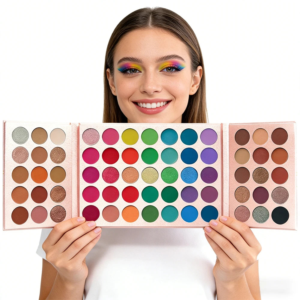 65-Color Eyeshadow Palette Makeup-high Pigmented Eye Make Up Tool Zpaxo