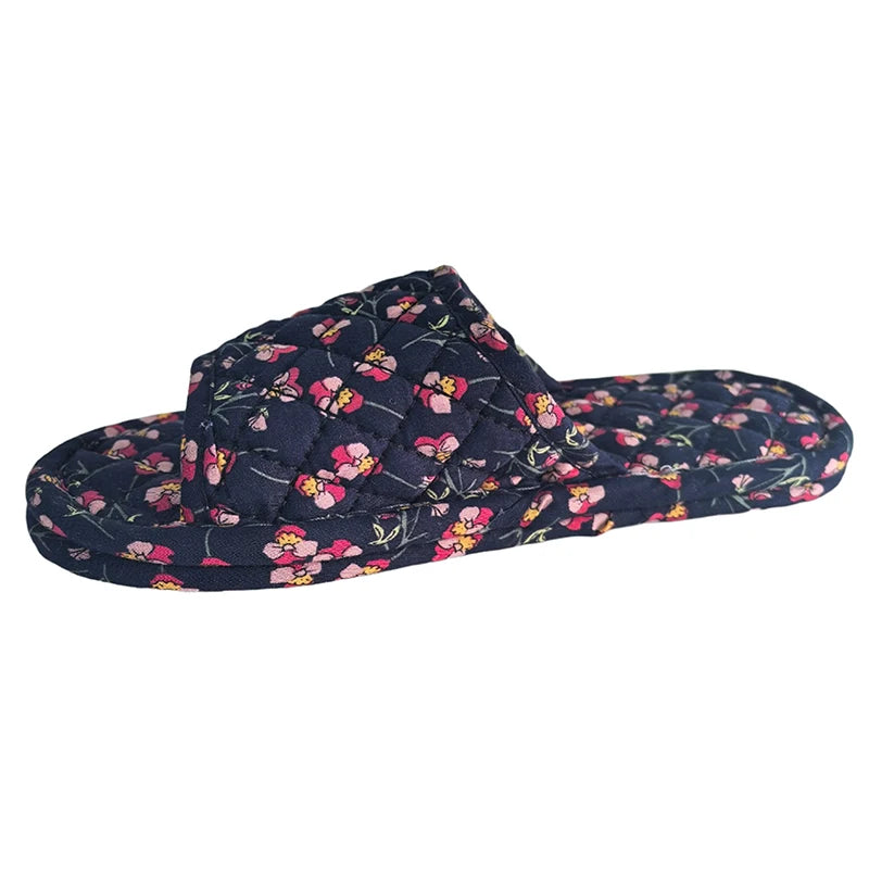 Summer Indoor Home Slippers Lightweight Antislip Bedroom Soft Cotton Zpaxo Black 39