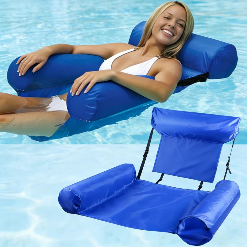 Inflatable Mattresses Water Fun Swimming Pool Hammock Lounge Chairs