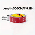 Super Adhesive Double-sided Tape Strong Double Sided Tape High Temperature Mounting Strip for Auto Trim EmblemHousehold Outdoor Zpaxo 30mm