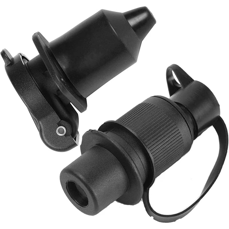 3-Pin Trailer Socket Connector 12V – DIN Round Plug for Caravan