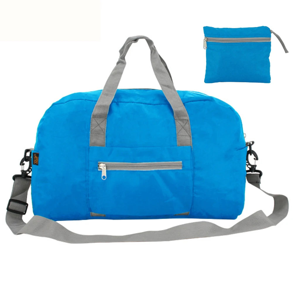 Folding Large Capacity Storage Bag Portable Cookware Camping Picnic Zpaxo Blue
