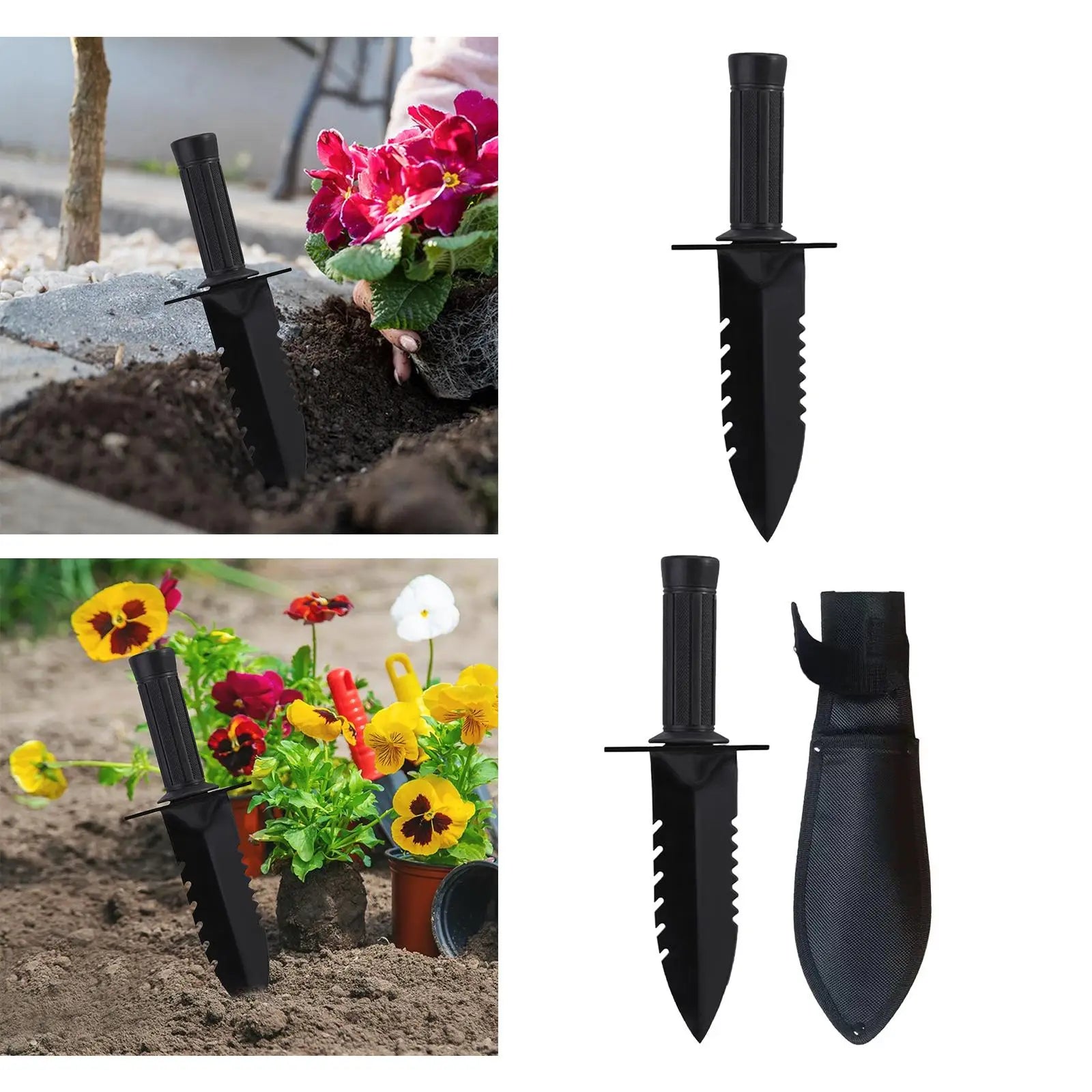 Gardening Trowel, Small Hand Spade Ergonomic Handle Lightweight Garden Trowel Garden Tool for Yard Transplanting Farmer Soil Zpaxo