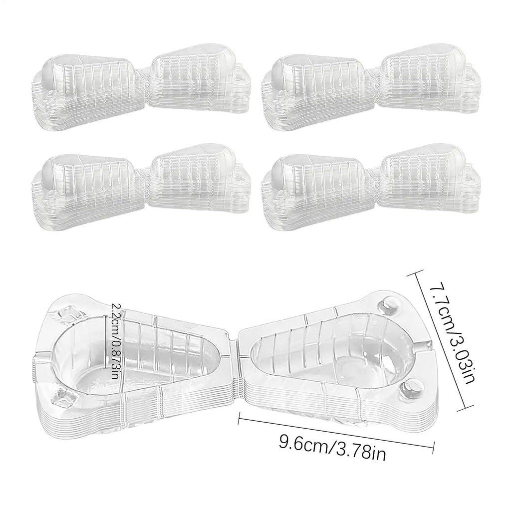 Strawberry Protectors 50-Pieces Clear Reusable Ventilation Cover