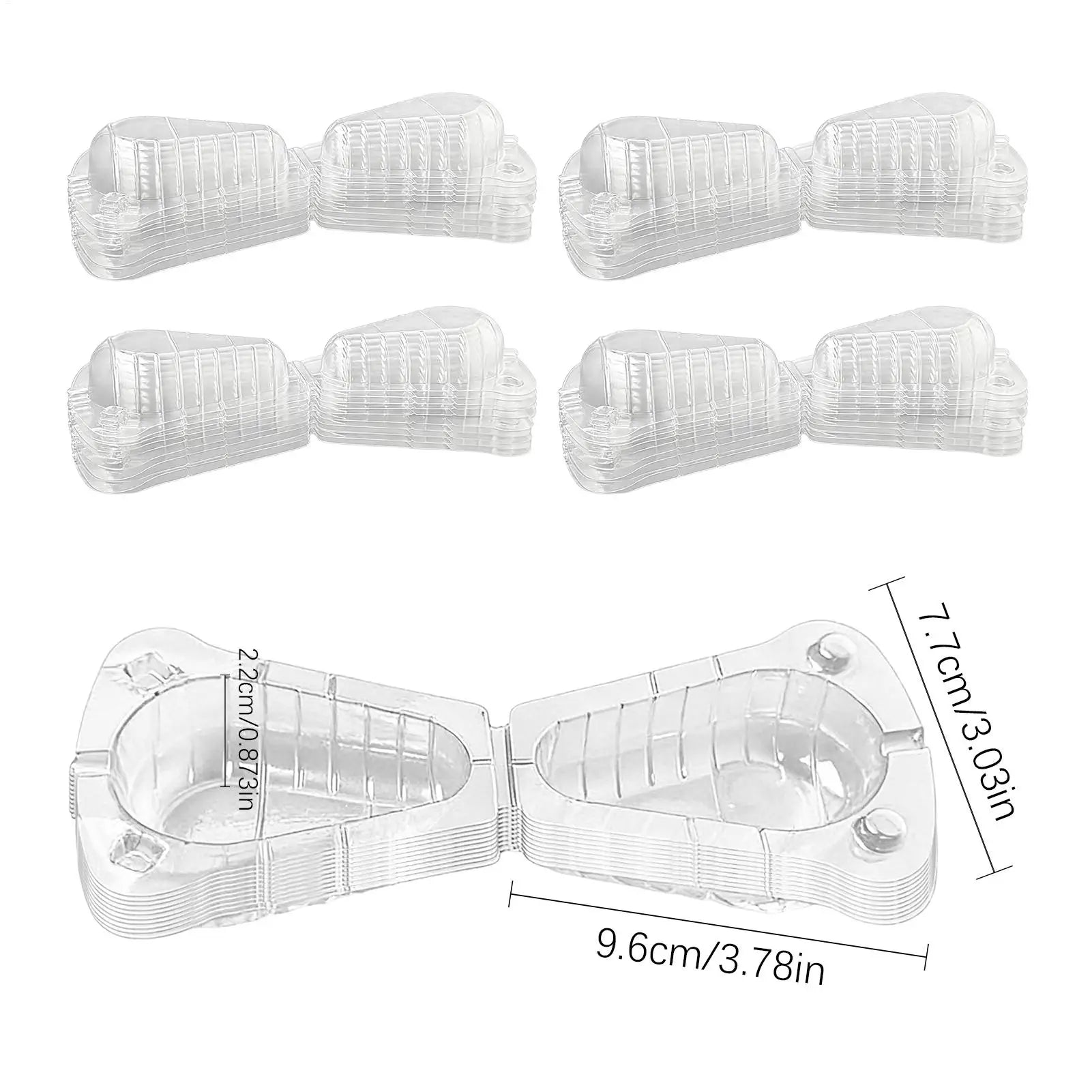 Strawberry Protectors 50-Pieces Clear Reusable Ventilation Cover