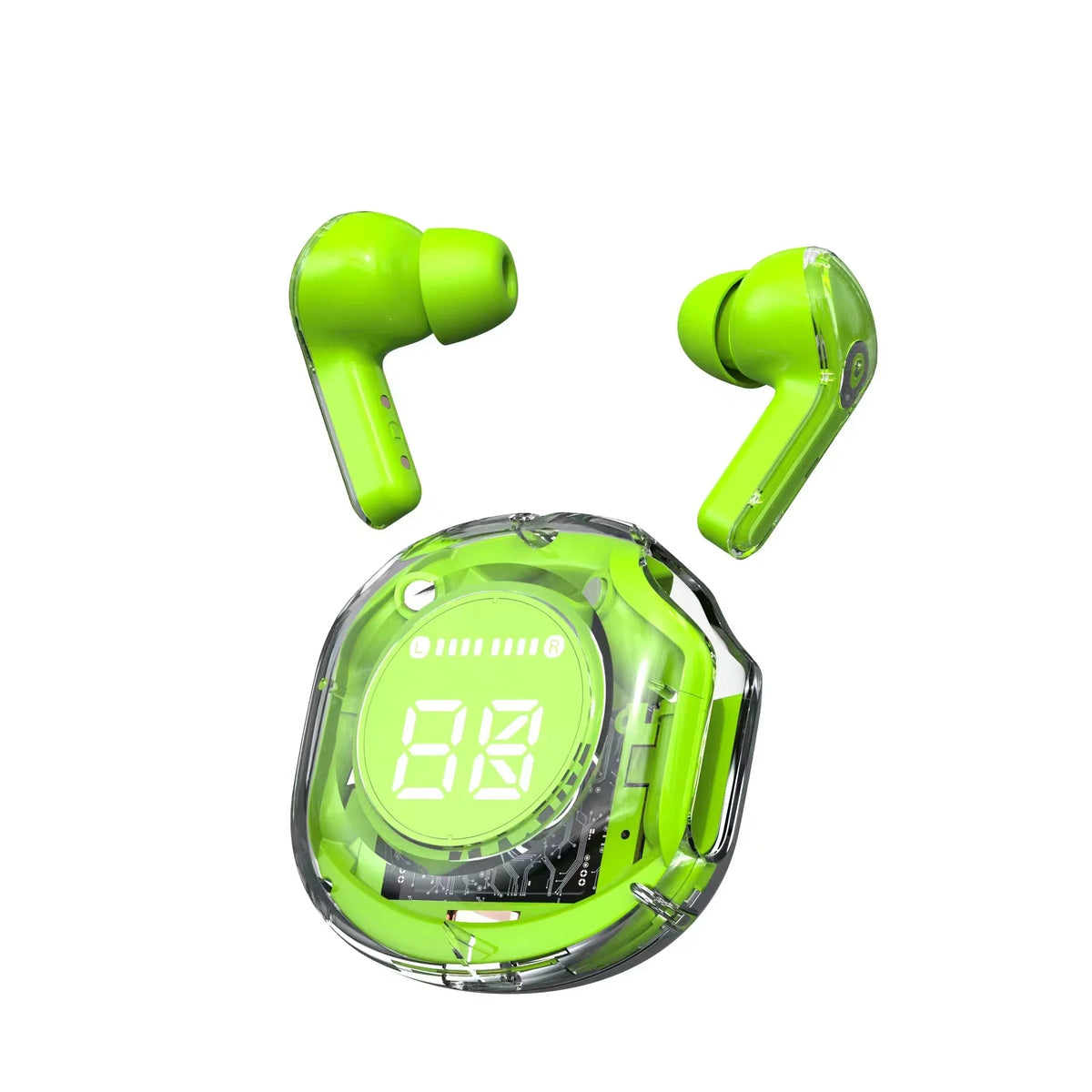 T8 TWS Wireless Earphone Bluetooth 5 3 Headphones Sport Gaming Zpaxo Mint Green