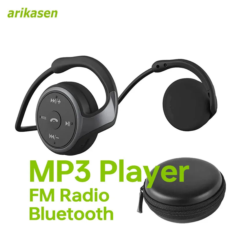 AX698 Sports Bluetooth Earphone MP3 Player Ear Comfortable Fone Zpaxo black Other