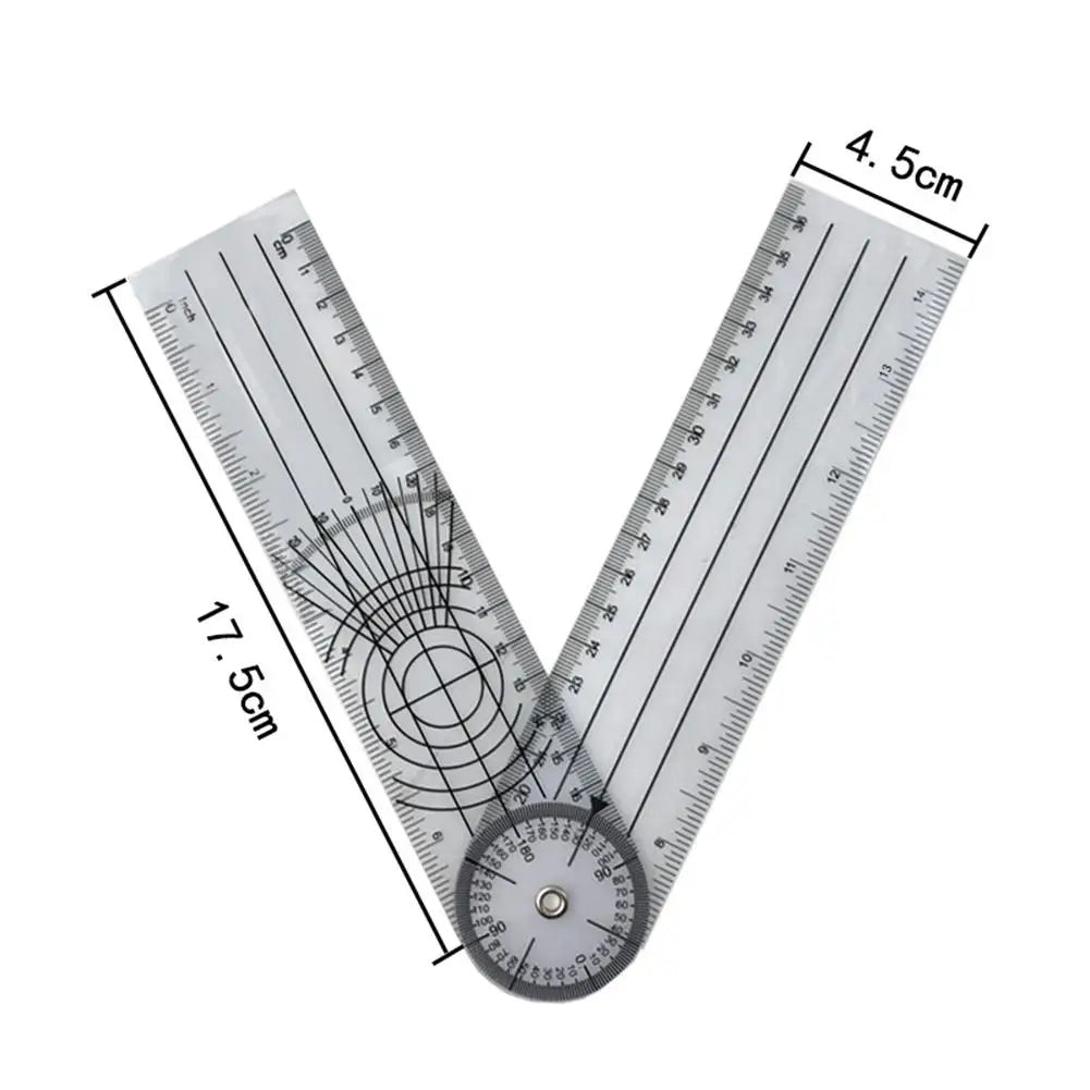 Metal Ruler Stainless Steel Straight Student Rulers Precision Double Zpaxo 175mm Plastics