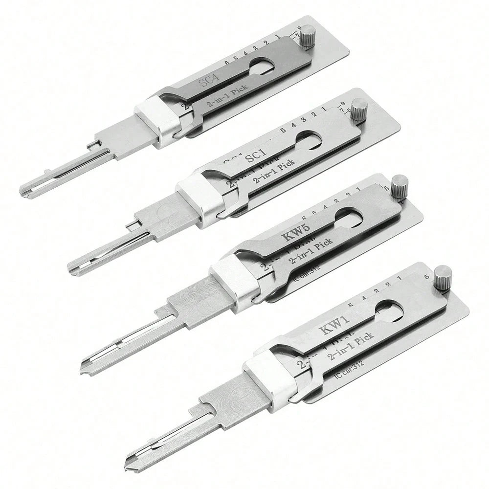 2-In-1 Locksmith Tools SS001PRO SS002PRO KW1 KW5 SC1 SC4 Lock Decoder Key Decoder Lock Pick Tools Zpaxo