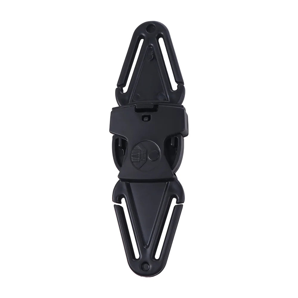 Black Child Seat Buckle Safety Cover Fixer Adjuster Shoulder Belt Zpaxo