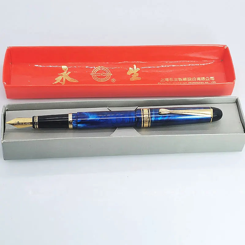 Retro YongSheng 2008 Fountain Pen Iridium Nib 0.5mm Smooth Writing Plastic Body Classic Vintage Stationery Zpaxo