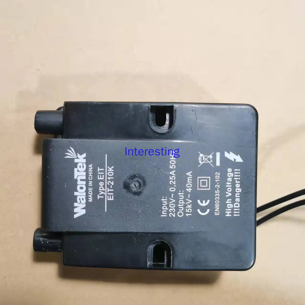 Burner Accessories High Voltage Package Igniter EIT-210K Transformer WalonTek Burner High Voltage Package Zpaxo