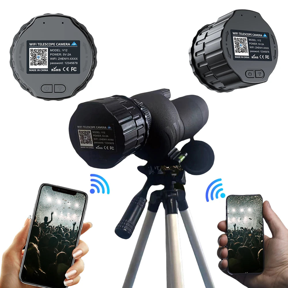 4 Million Pixel HD Wifi Electronic Eyepieces Scopes Telescope