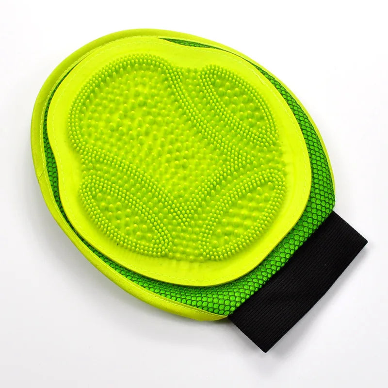 Pet Grooming Massage Gloves Cats Dogs Silicone Dog Bath Cleaning