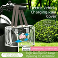 Thicken Motorcycle Charger Waterproof Bag Large Bottom Opening Zpaxo Black handle pig