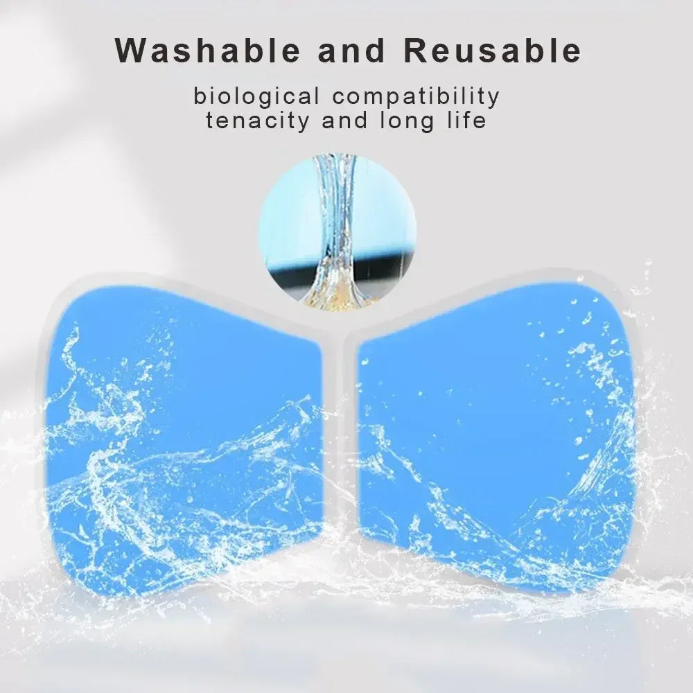 10PCS Portable Mini Electric Neck Back Massager Cervical Massage Patch Stimulator Massage Patch Replacement Patch Zpaxo
