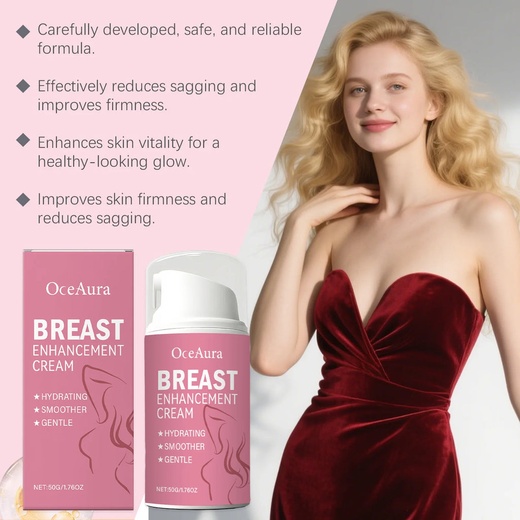 Bust Firming Cream with Retinol & Panthenol Lifting & Moisturizing Chest Treatment Improves Skin Elasticity & Hydration Night Zpaxo