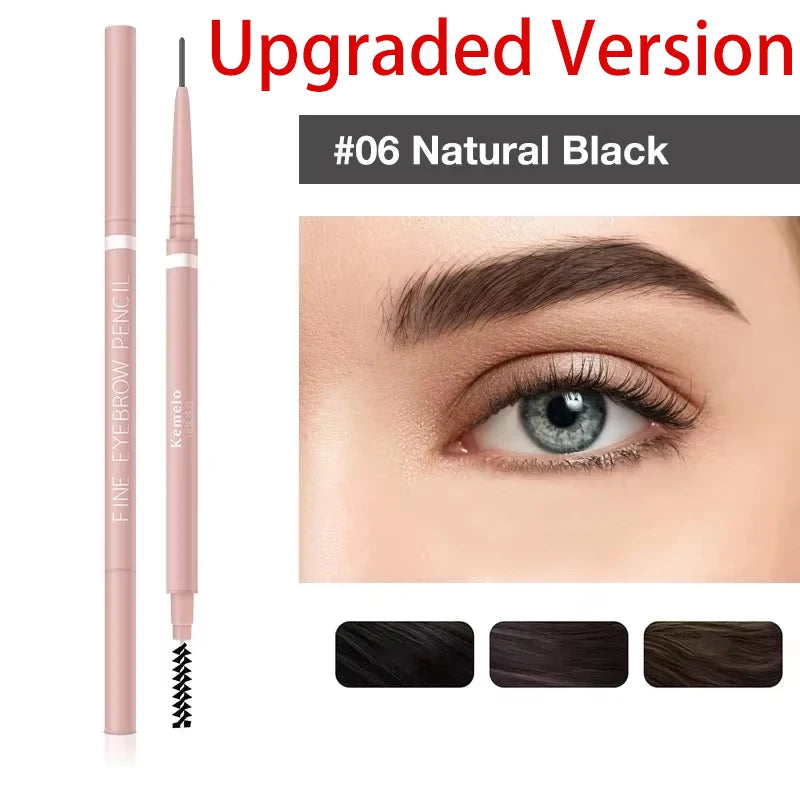 Waterproof Double-ended Eyebrow Pencil Ultra Fine Sweat-proof Long Zpaxo X6 upgraded version
