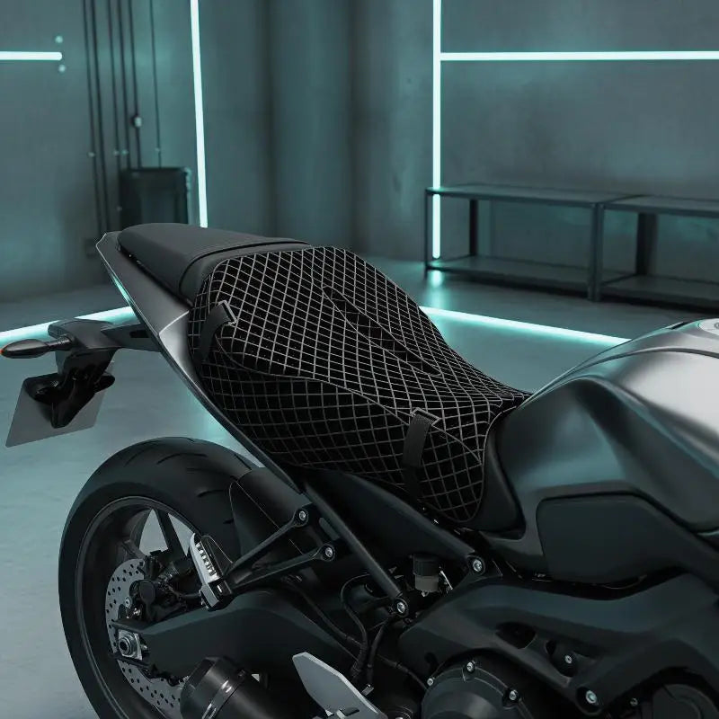 3D Honeycomb Motorcycle Seat Cushion – Cooling Anti-Slip Pad