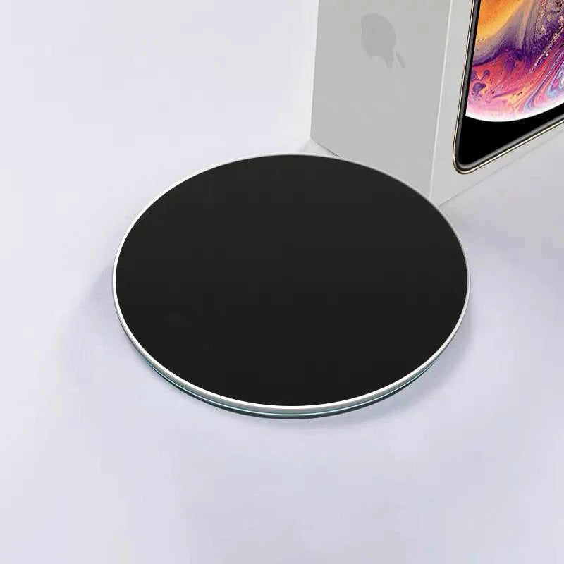 Desktop Wireless Phone Charger Induction LED Light Fast Charging Pad