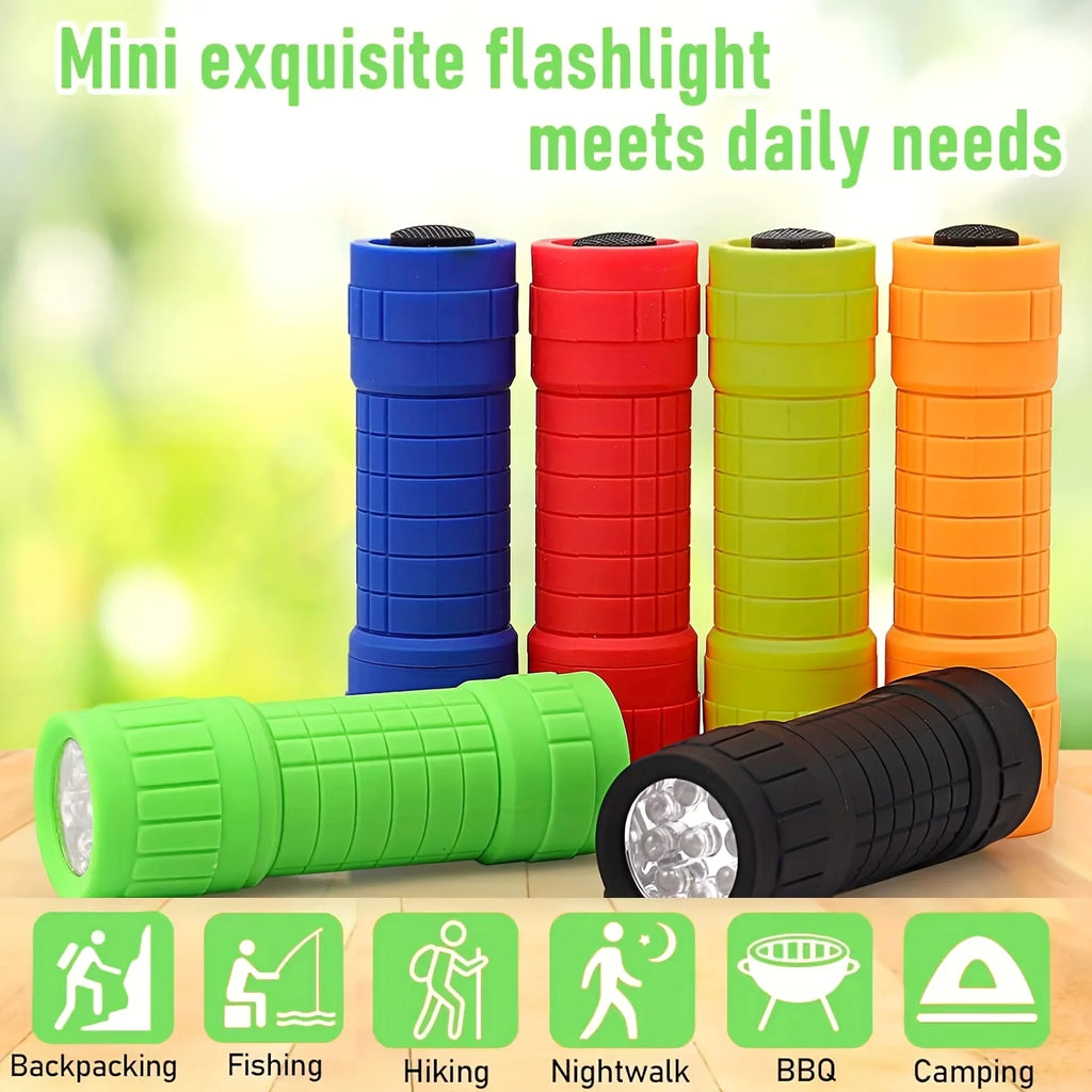 Mini Portable LED Handheld Flashlight Flash Light Battery Hunting Zpaxo