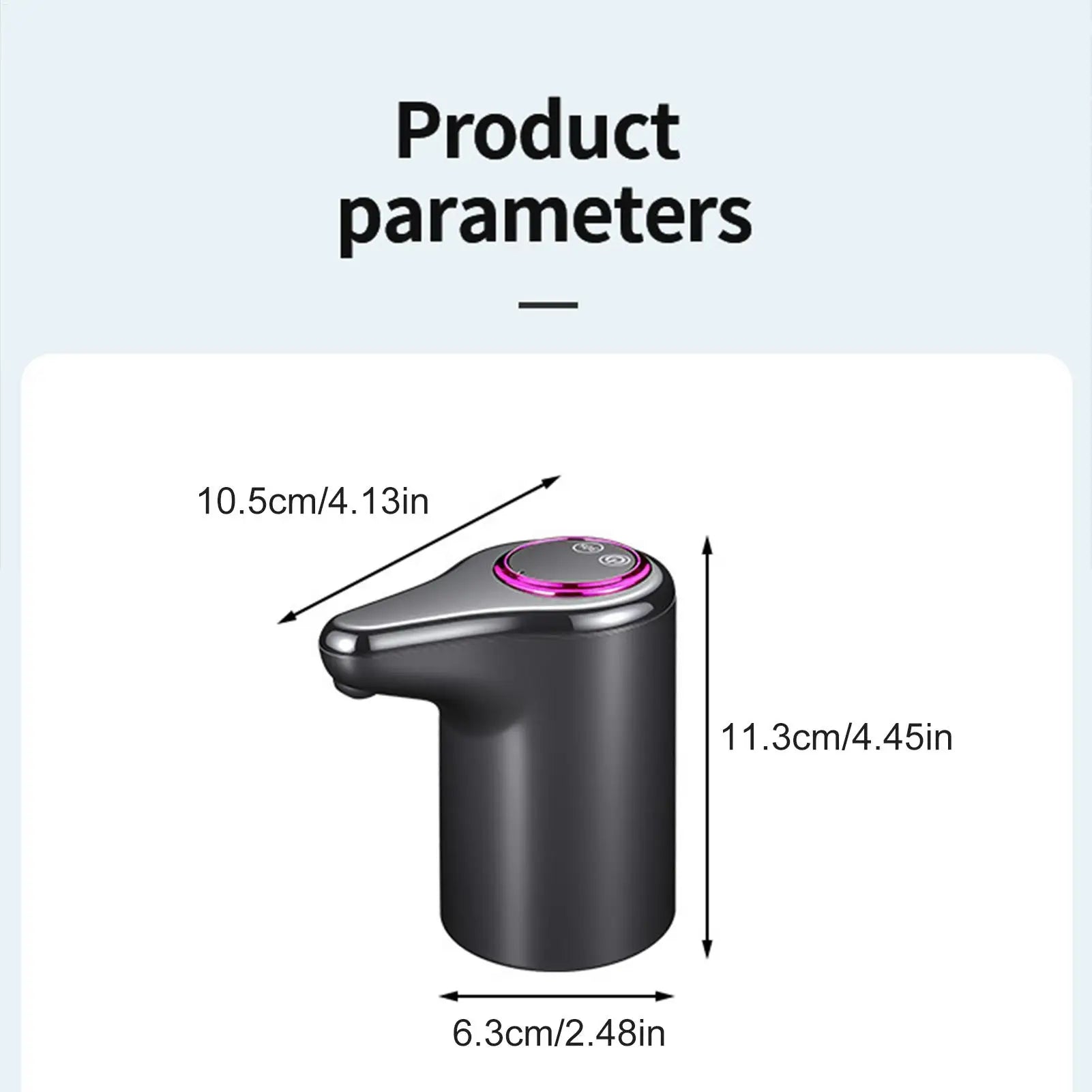 Portable Water Dispenser Pump USB Rechargeable Automatic Electric