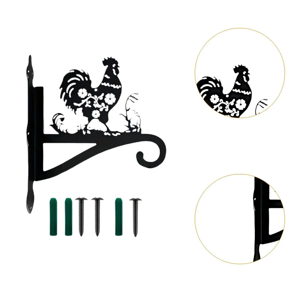 Heavy Duty Iron Wall Plant Bracket – Animal Silhouette Hanger Wall Plant Bracket Zpaxo
