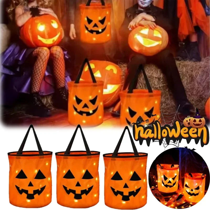 LED Light Halloween Candy Bags Up Party Bag Trick Supports